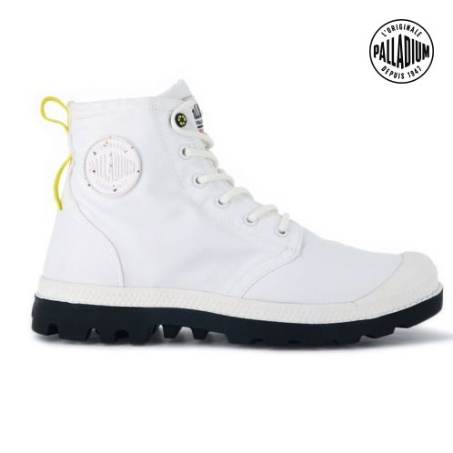 Dámské Boty Palladium Pampa Recycle Nepromokavé+ 2 Bílé | CZ UPF-71R